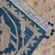 Handknotted Light Blue Rug Cream Wool Floral Zeigler Carpet Home Interior