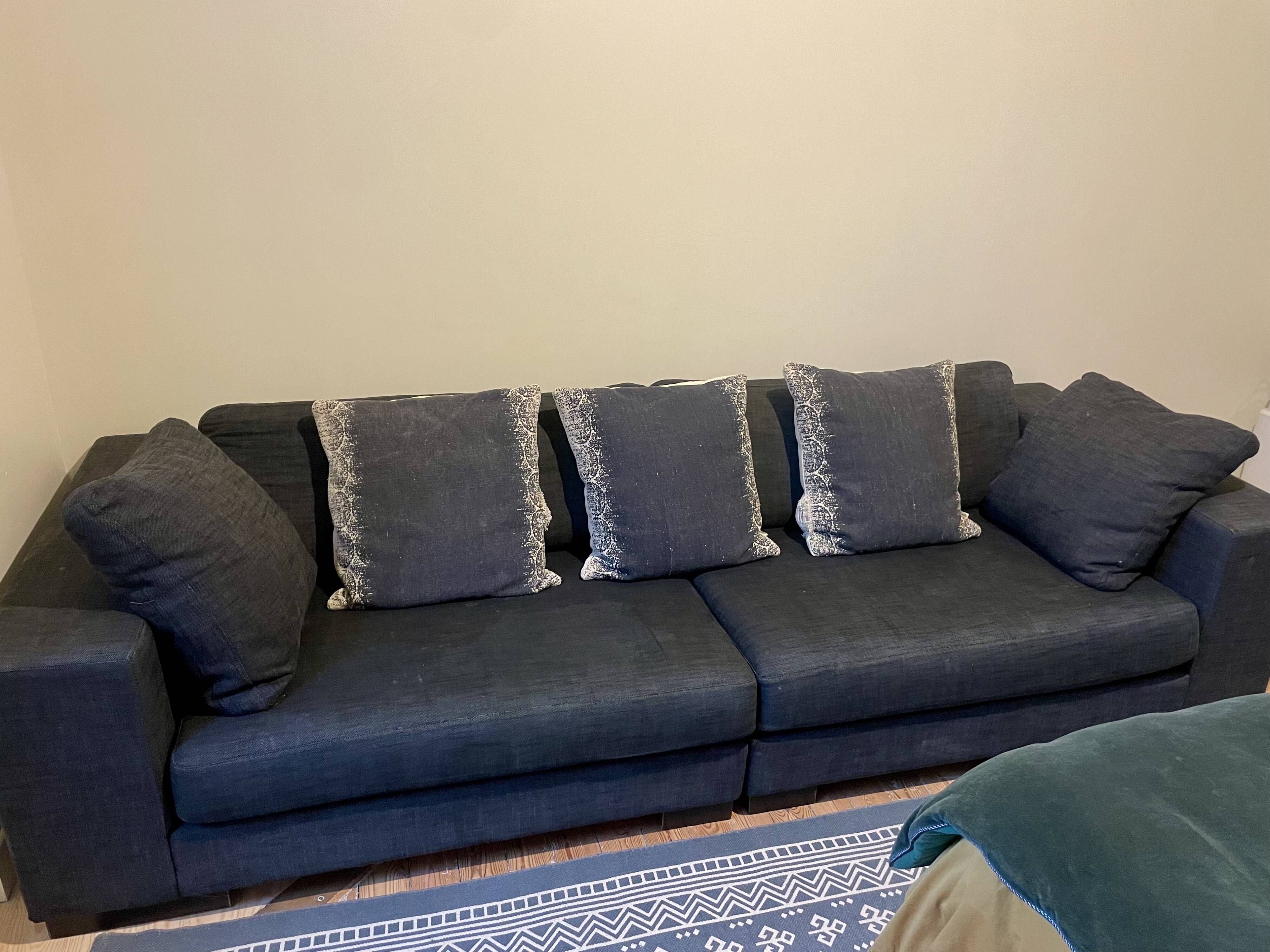 Home Spirit modular sofa in anthracite fabric – contemporary design