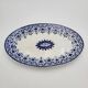 Large antique blue and white porcelain dish
