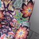 Pair of toad armchairs Napoleon III tapestry missoni italy