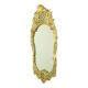 Large Swedish Mirror Gold Leaf Gilded Classic Rococo Style 119cm