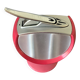 Vintage table lighter Maruman T26 Sharon – Red Space Age – 1970s