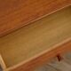 Modernist bedside table in teak