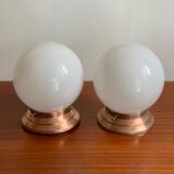 Plafonnier opaline