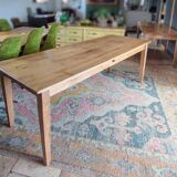 Solid oak farmhouse table 220 X 80 cm