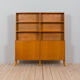 Unité murale indépendante scandinave avec armoire de bar, Norvège années 1960