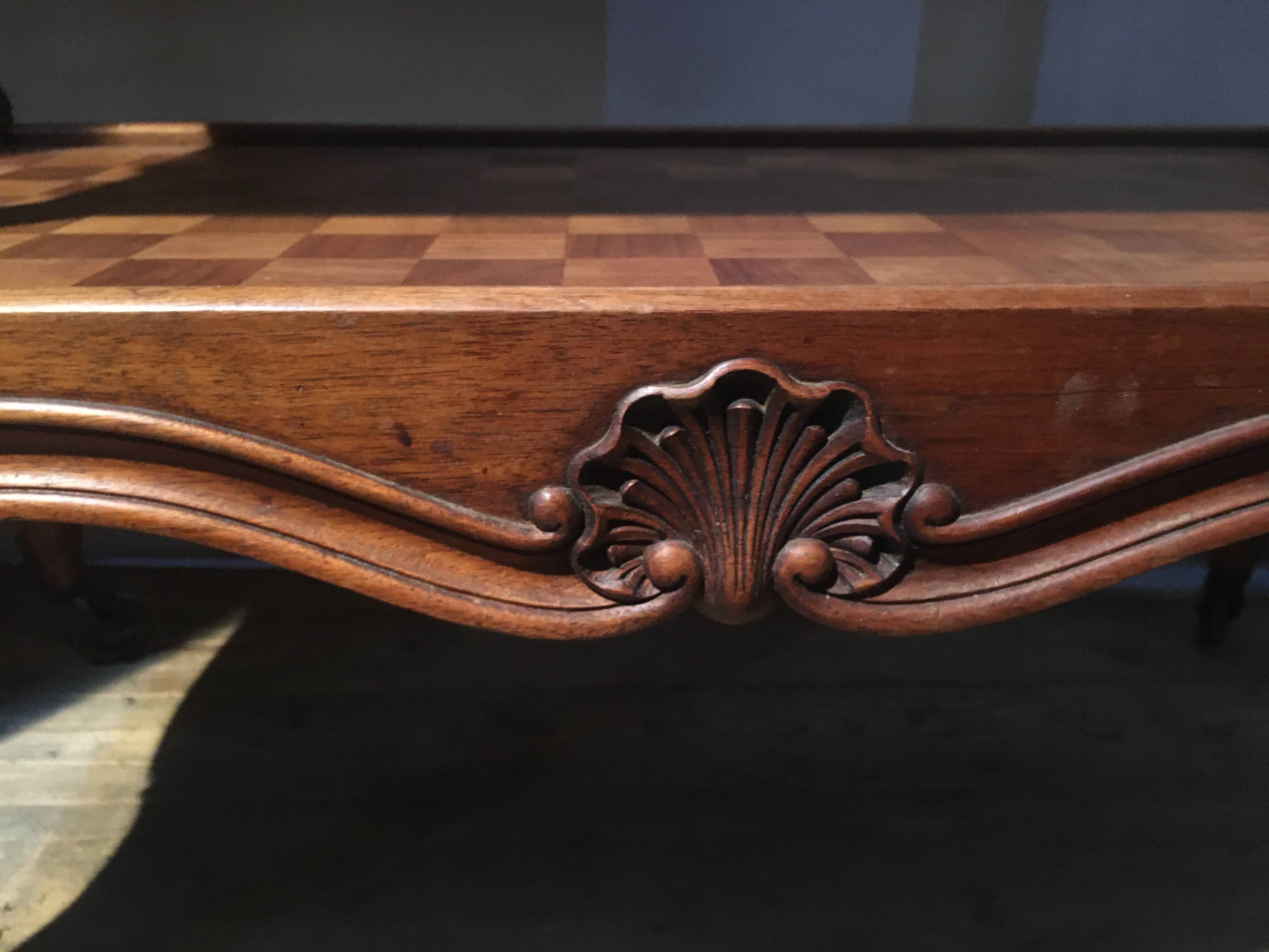 Louis XV style rolling dessert trolley