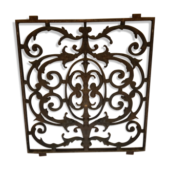 Cast iron door grille