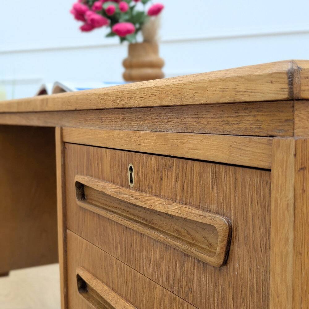 Scandinavian desk J. Svenstrup, double-sided