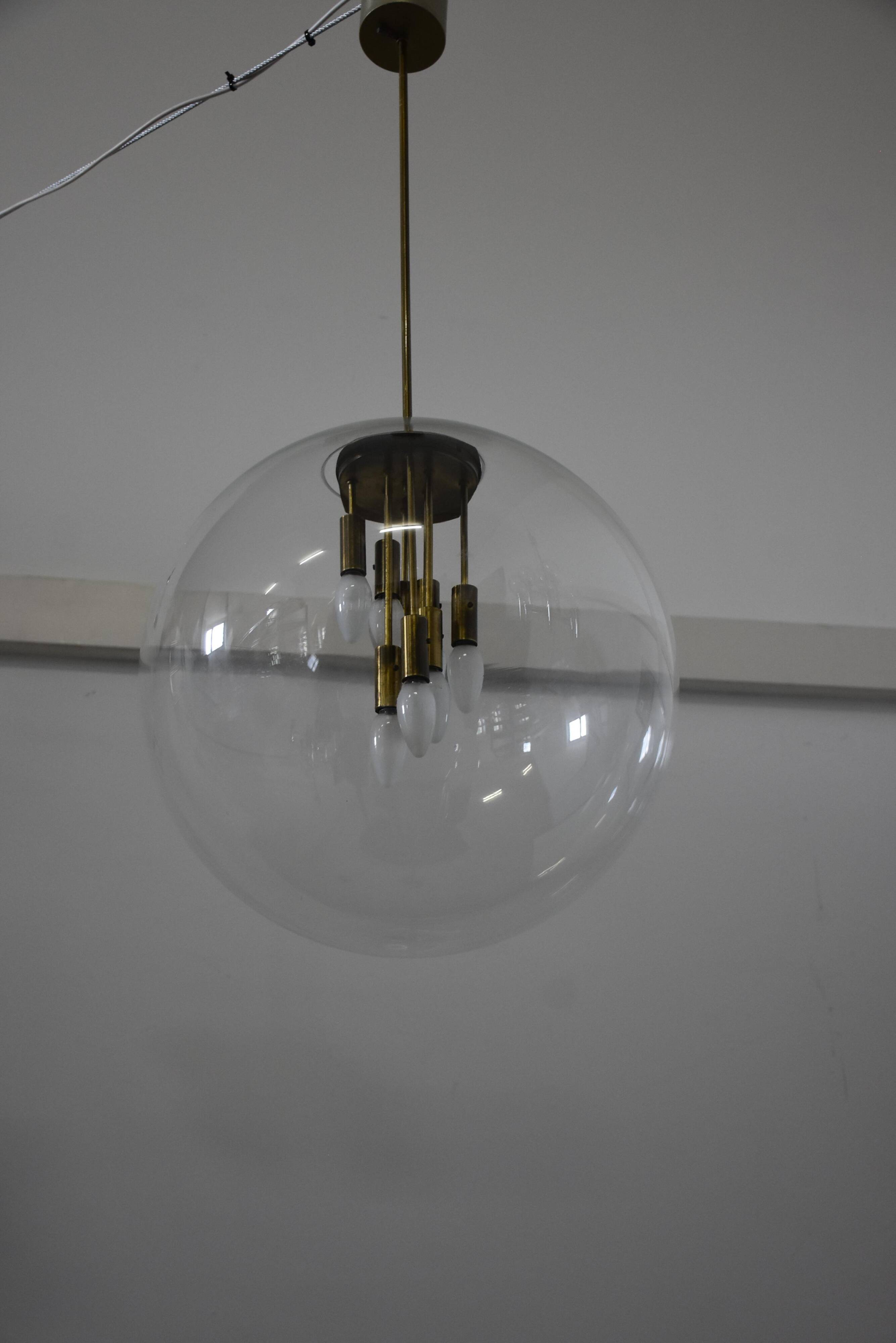 Dutch Mid Century Big Ball Lamp 70s
