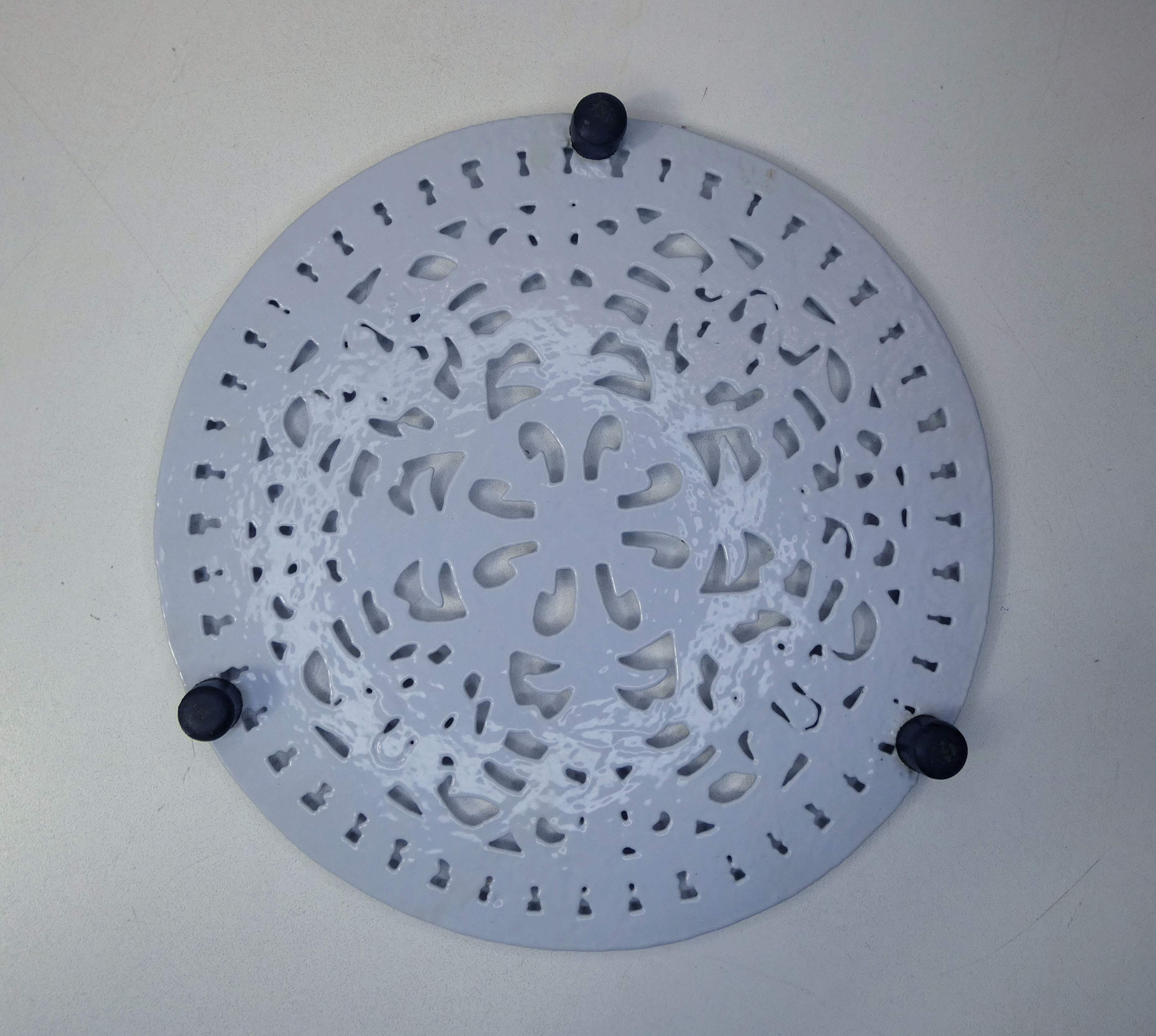 Cast iron underside