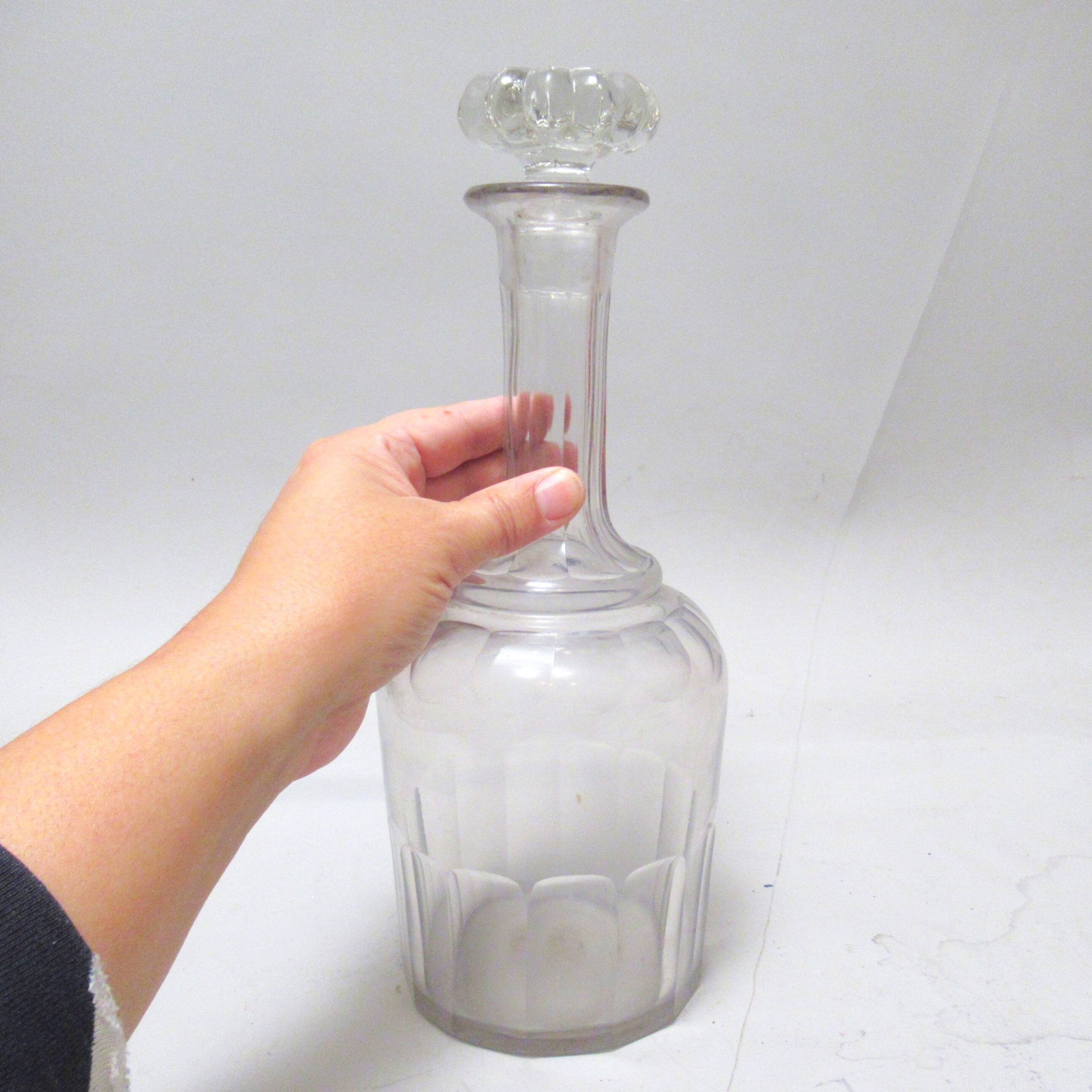 Cut glass carafe