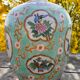 Pot couvert, vase chinois à motifs de fleurs et oiseaux en céramique cloisonnée