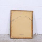 Teak mirror, Gamlastaden Glasm-steri, 1960 - 46x36cm