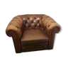 leather chesterfield armchair