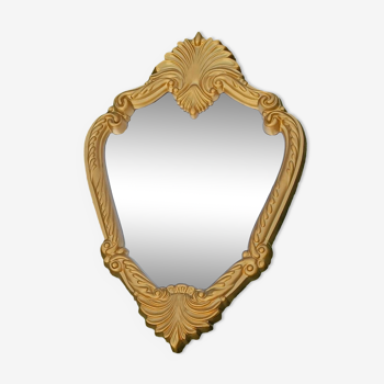 Golden baroque mirror