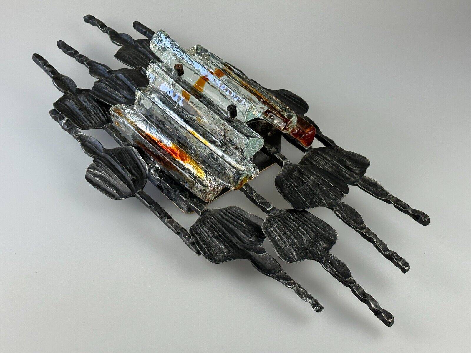 60s 70s Brutalist Wall Lamp Tom Ahlström & Hans Ehrlich Wall Sconce