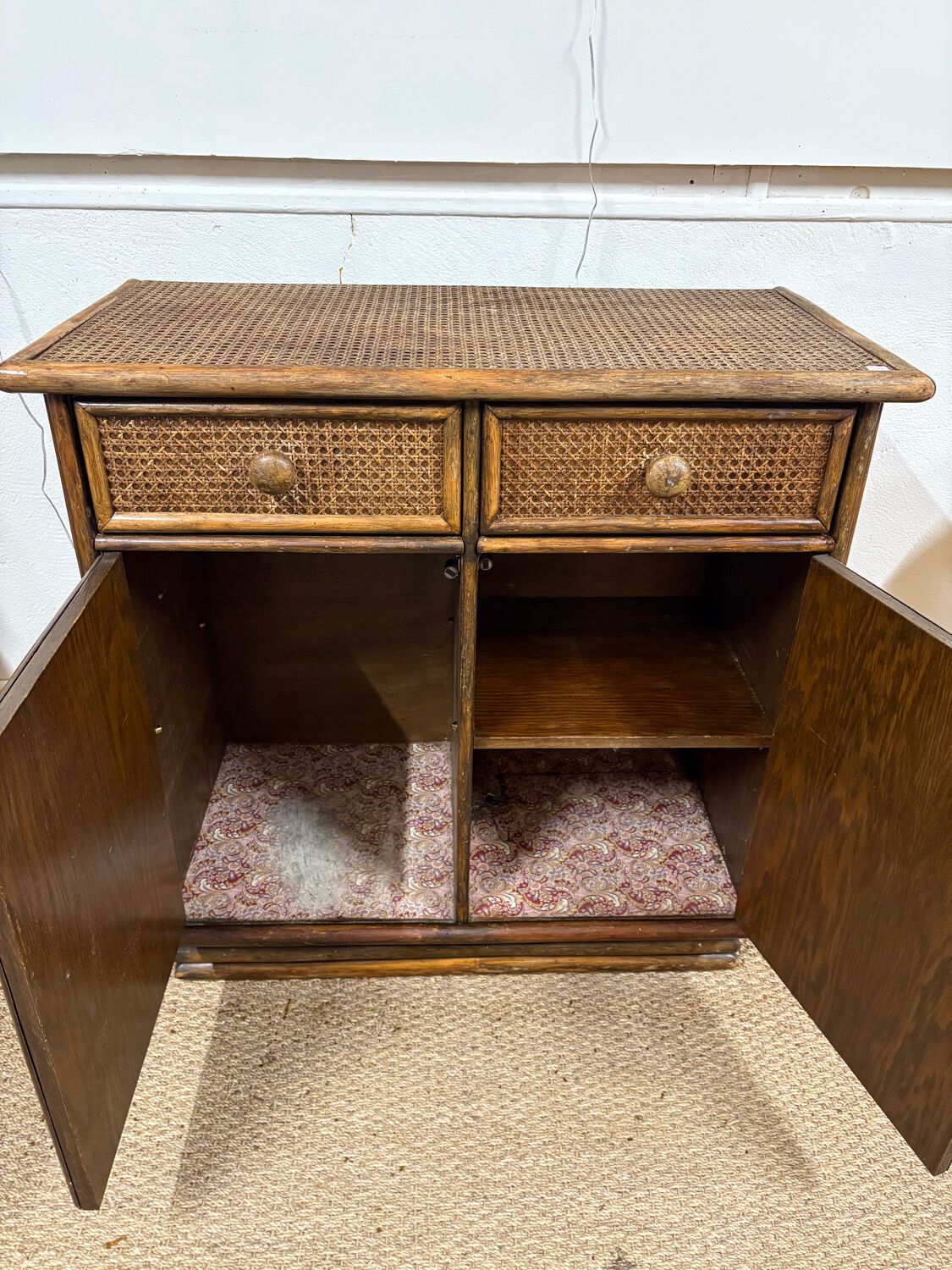 Rattan sideboard
