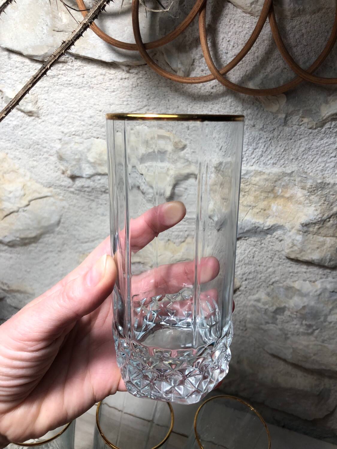 Large Vintage gold rimmed glasses