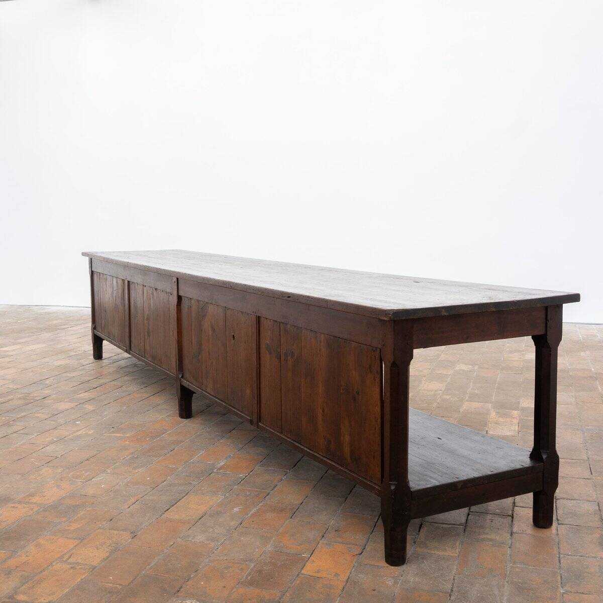 Grande table de drapier vintage, 1920