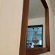 Scandinavian teak mirror from the 1960s-70s