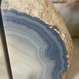 Paire de serre-livres en agate