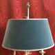 Lampe bouillotte en bronze argenté