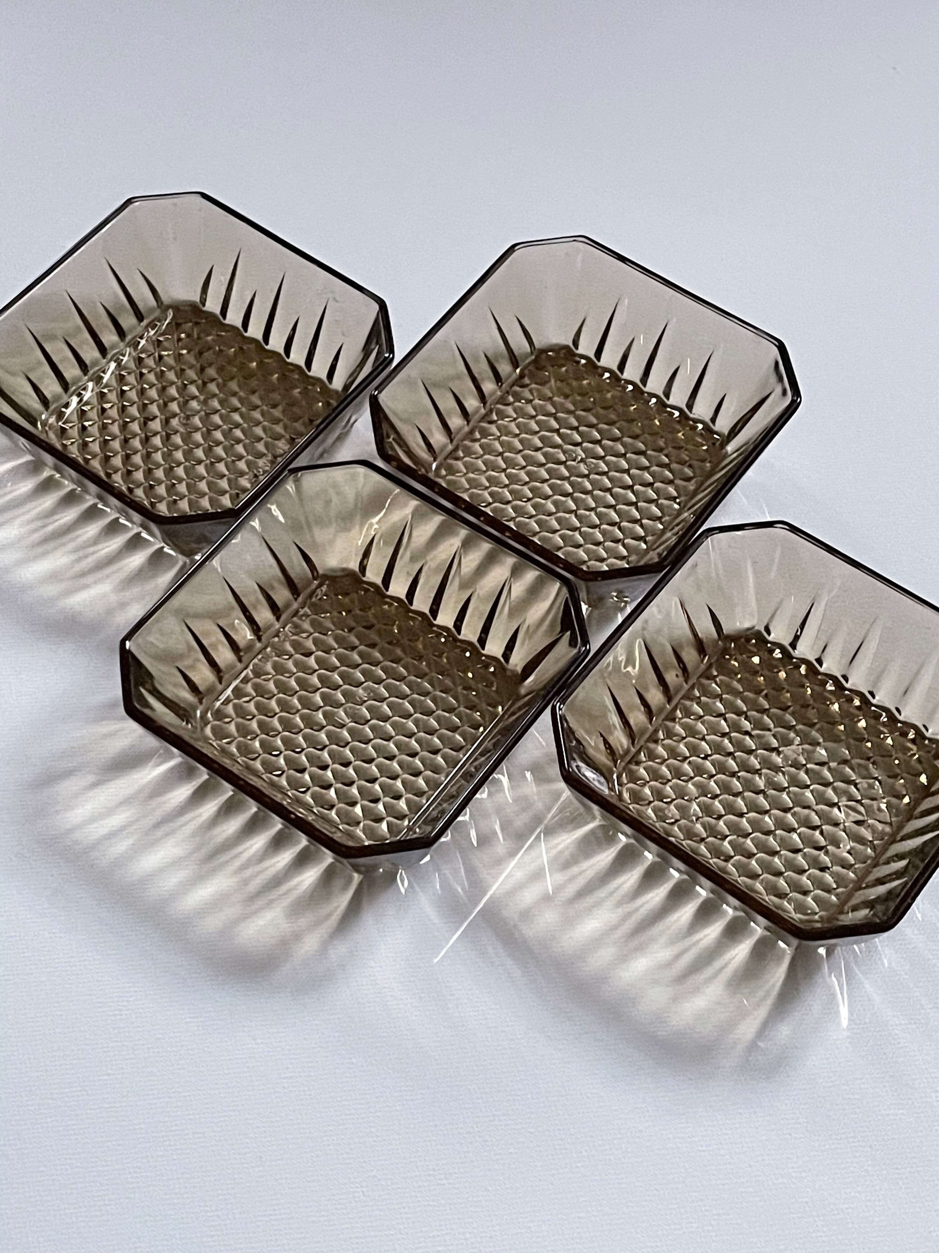 4 ramequins fumé Lever seventies