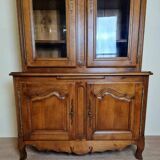 Vintage Rustic Bookcase In Solid Wood 20th Century