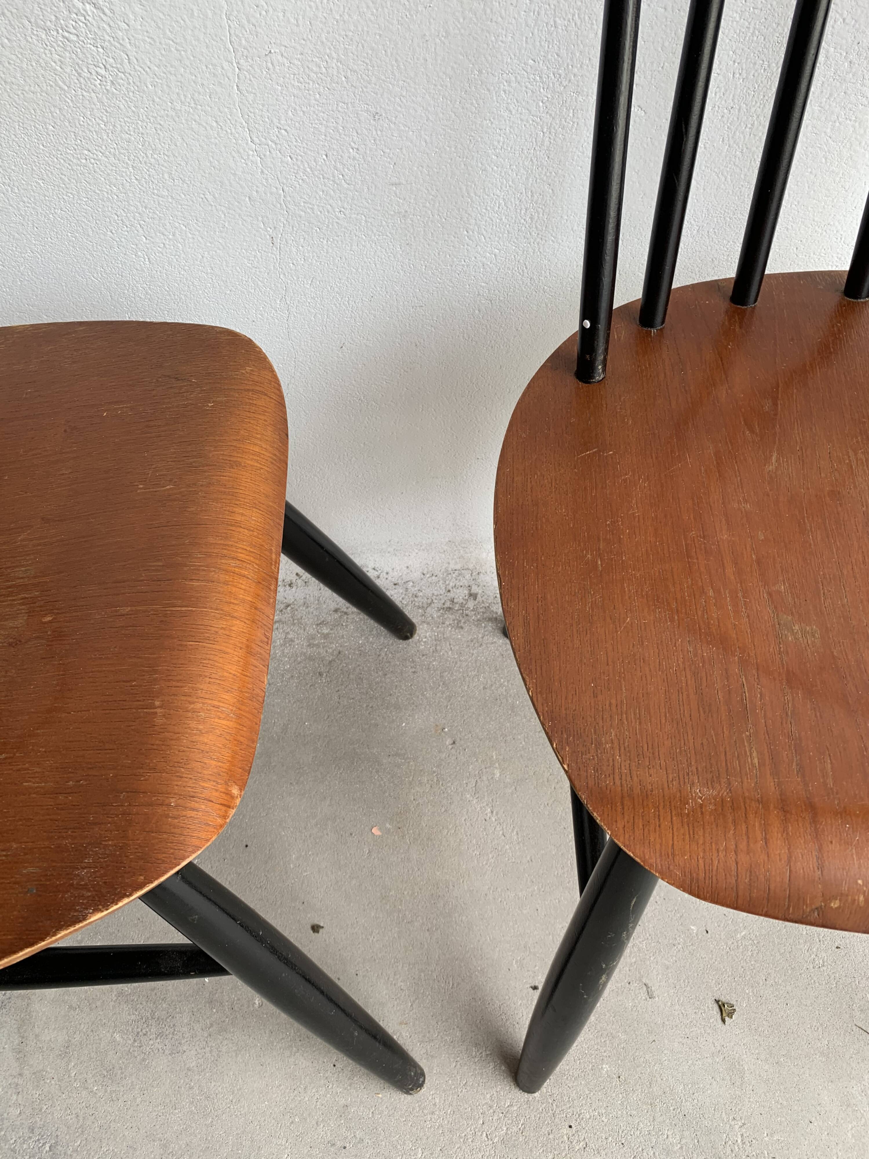 Set of four vintage chairs by Ilmari Tapiovaara