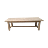 Farm table solid oak raw wood