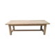Farm table solid oak raw wood
