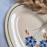 Plat ovale H.B.C.M. modèle Reine