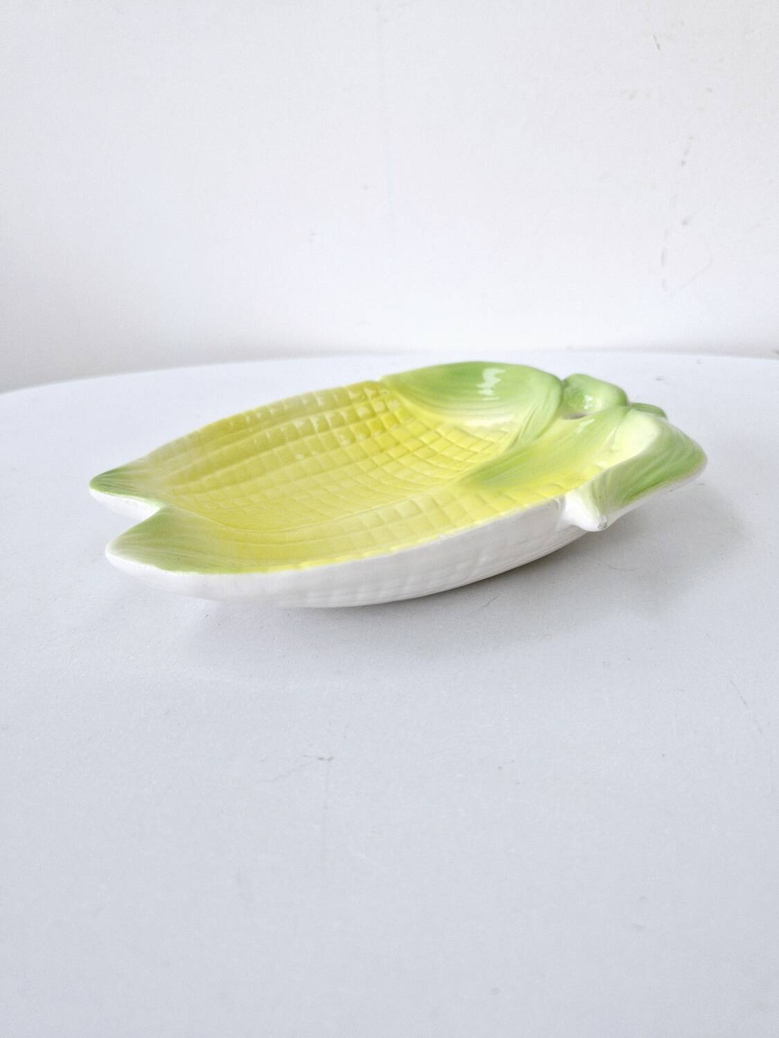 Small Vintage Ceramic Ramekin Cup Dish Corn Cob Shape