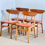 Six Farstrup model 210 dining chair (2 sets available)