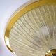 Grande lampe vintage en verre italien