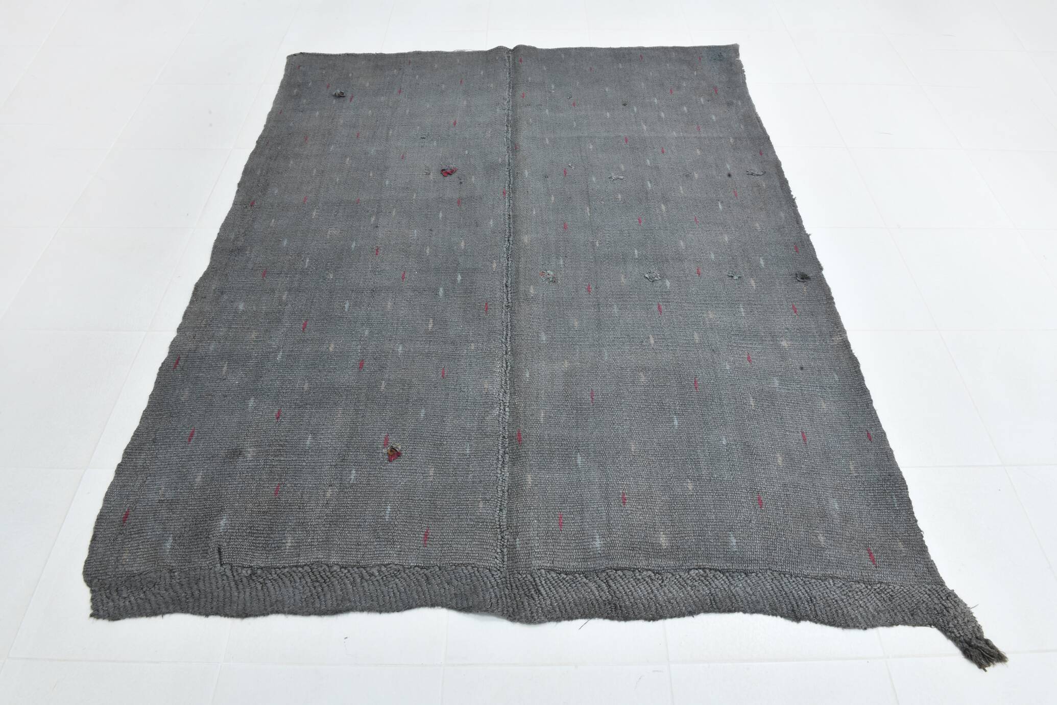 Shades Of Gray Ethnic Kilim Rug, 170x216Cm