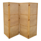 Vintage wicker claustra screen - 1950s