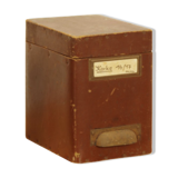 Coffret avec couvercle liège