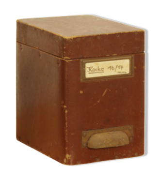 Coffret avec couvercle liège