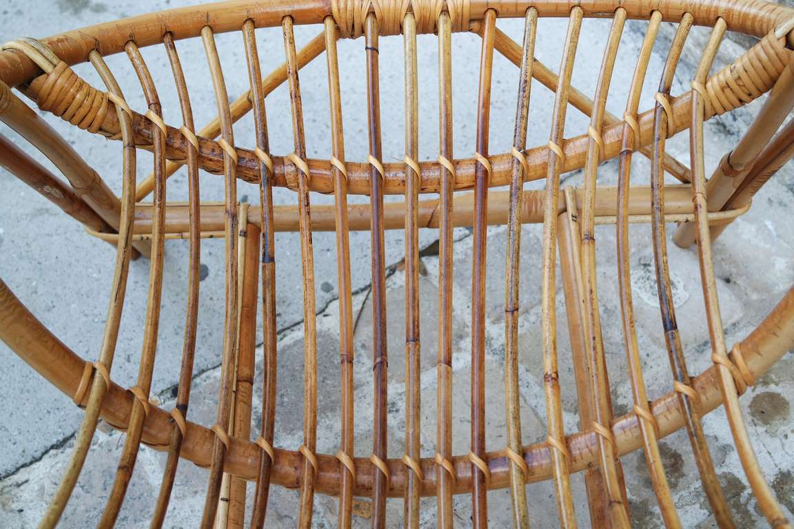 Rattan armchair for adult stun 60