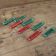 Set of 8 lonchamp france knife holders in barbotine