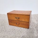 Small old wooden haberdashery rack