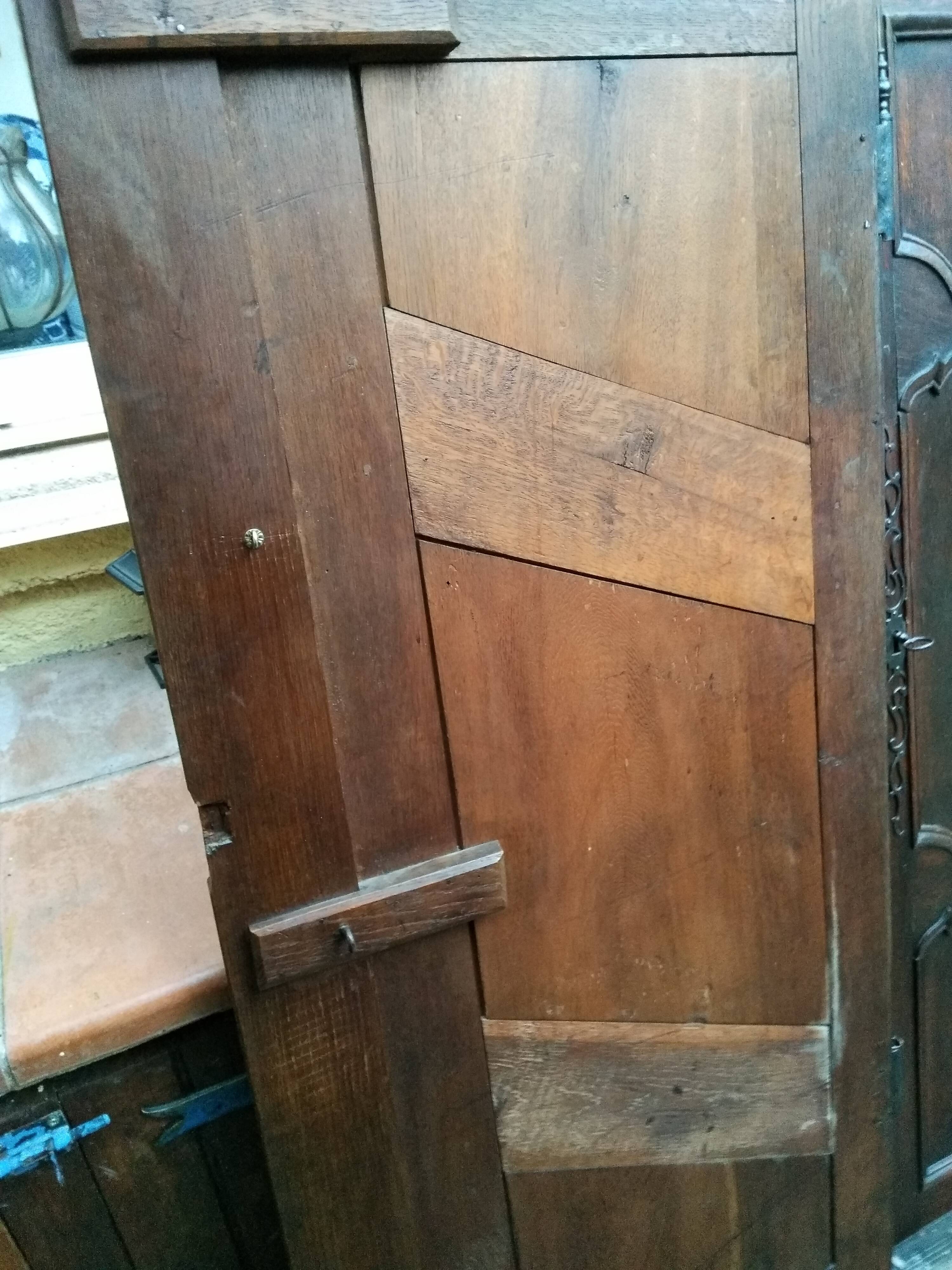 Pair of antique cabinet doors