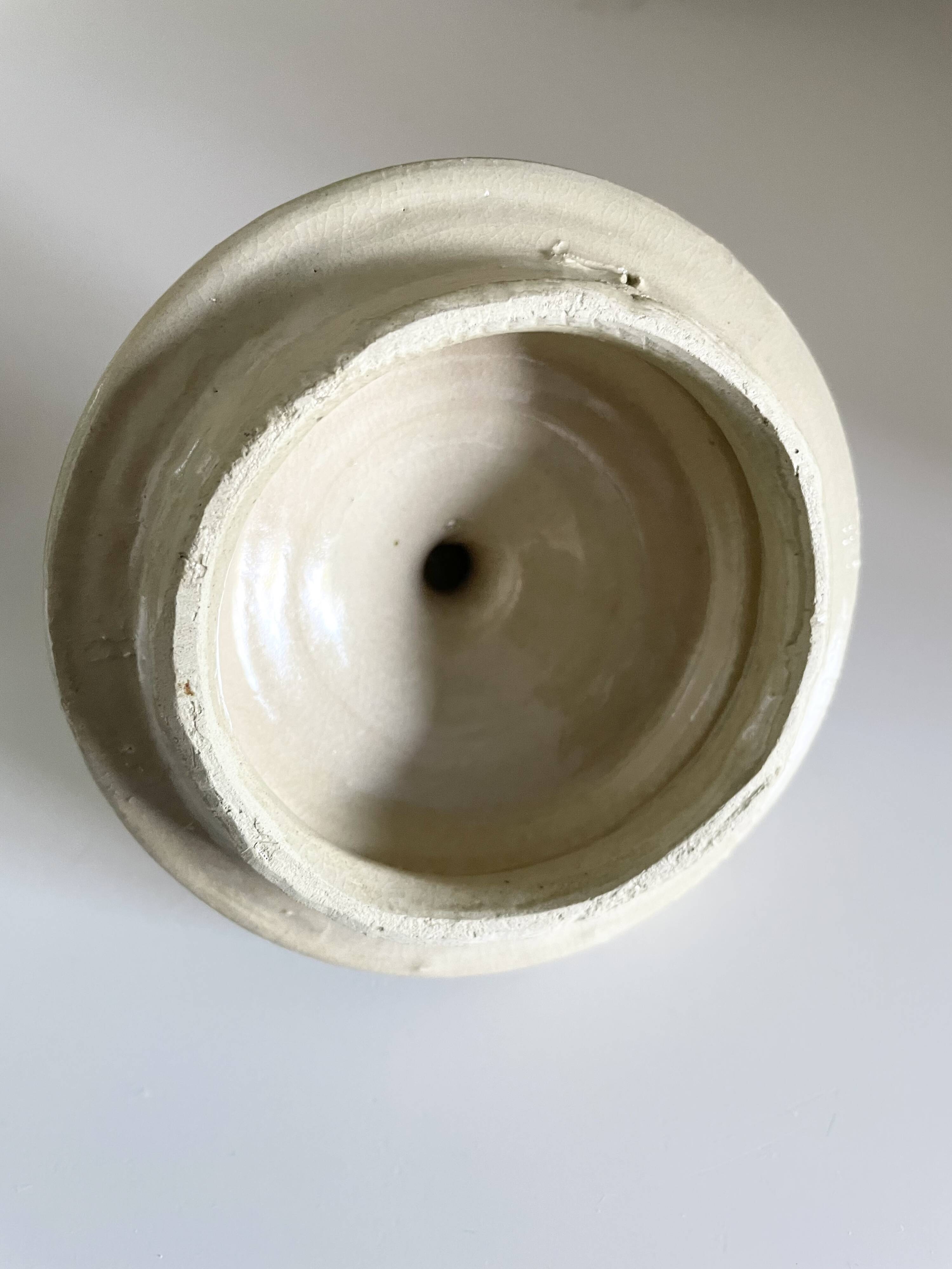 Orza ancienne de Lucena, Cordoue céramique andalouse vernissée à décor vé