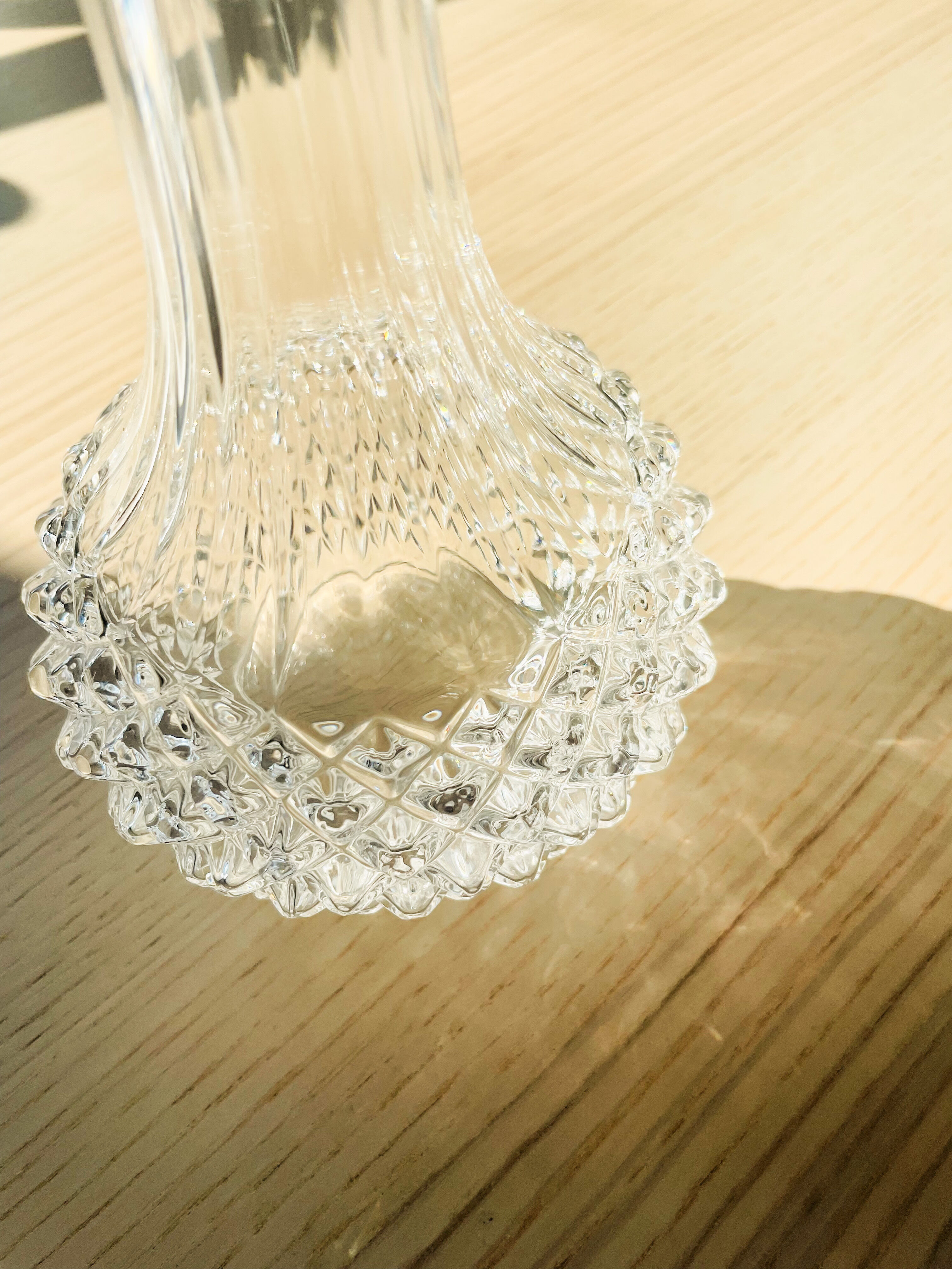 Vintage glass decanter