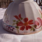 Earthenware bowl of Saint Amand Hamage north diam 15 cm H 9 cm flower pattern