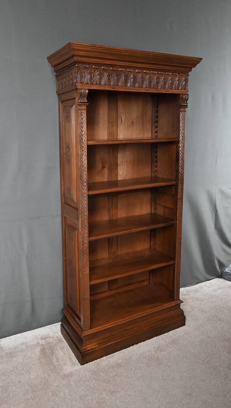 Small Walnut Library – Early 20th Century