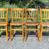 6 country bistro chairs 40s