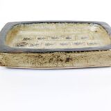 Brutalist Royal Copenhagen trinket tray by Jørgen Mogensen, 1960s